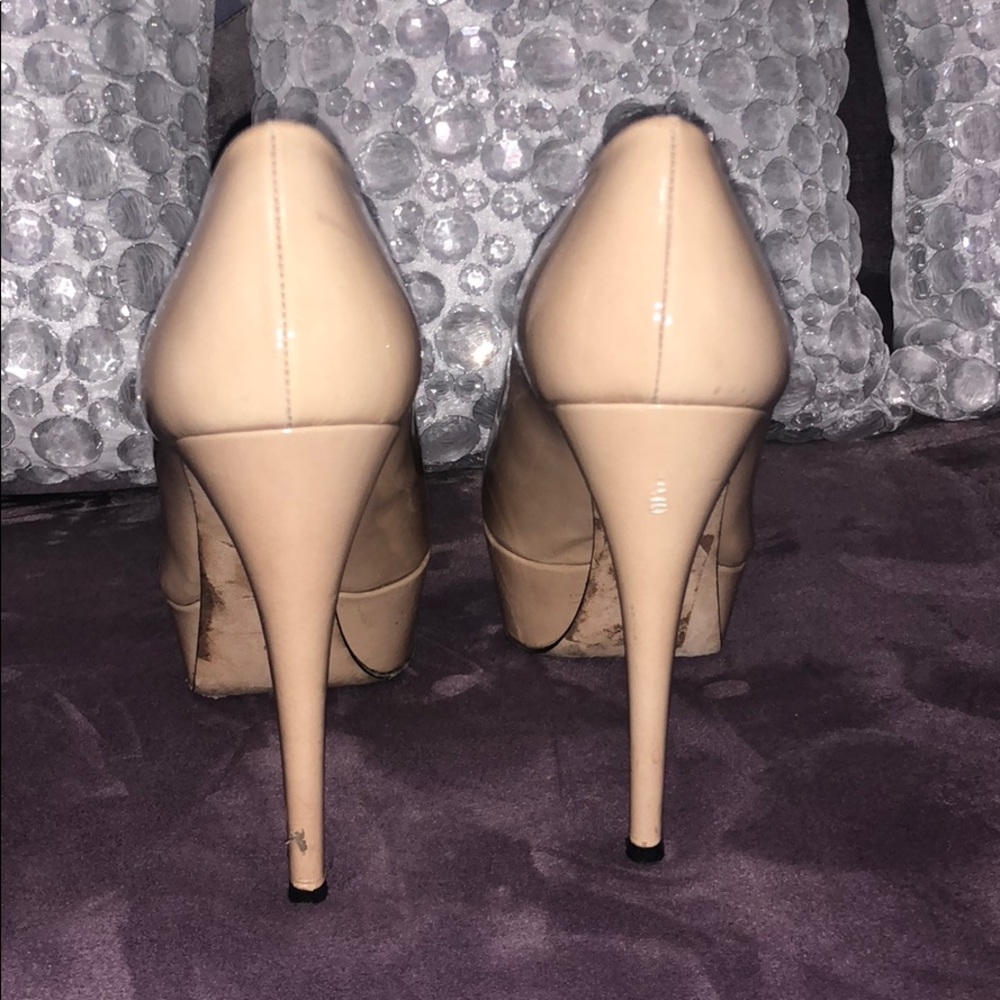 Stuart Weitzman Open Toe Heels Size 8.5 - image 4